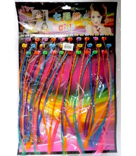 Каникалор кольорові волосся з шпильками плетений SK28-1