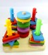 Дерев'яні іграшки Геометричний Сортер на 5 частин EF4-3