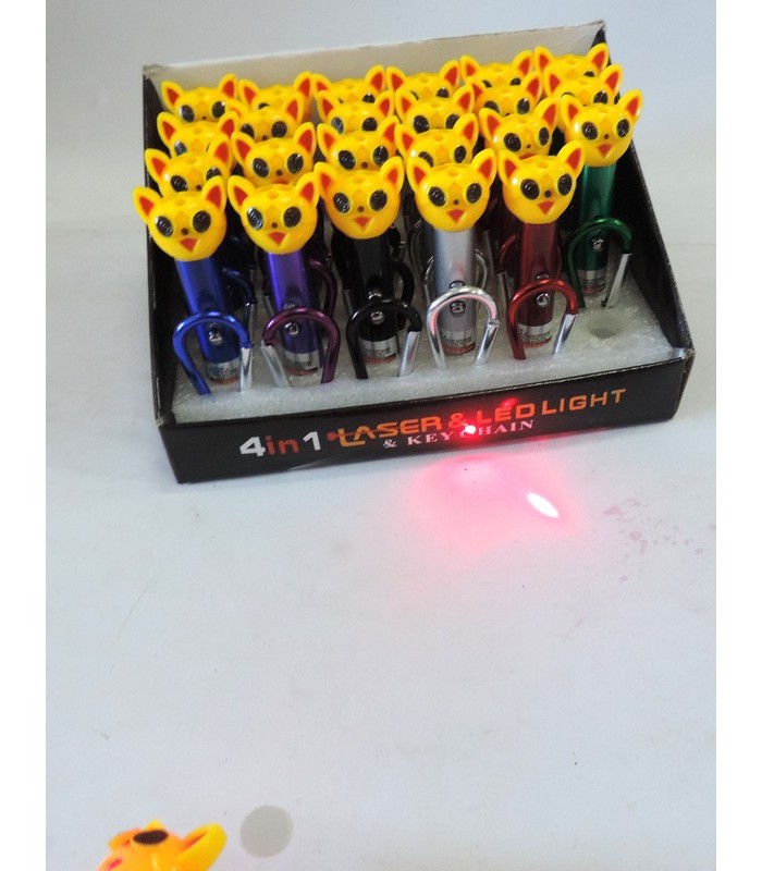 Детские игрушки лазеры с фонариком 4 в 1 Лиса EF30-3 купить