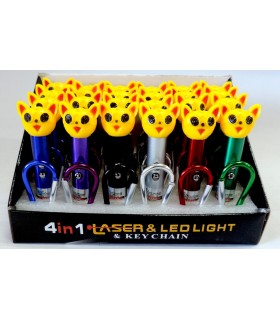 Дитячі іграшки лазери з ліхтариком 4 в 1 Лисиця EF30-3 купити