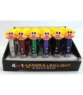 Детские игрушки лазеры с фонариком 4 в 1 Мартышка EF30-4 купить