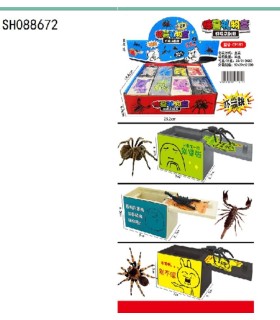 Іграшки приколи розіграші Павук у коробці купити оптом