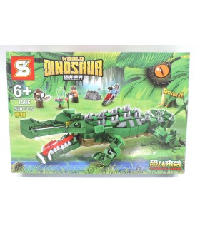 Детские конструкторы динозавр Крокодил 520 деталей R59-1