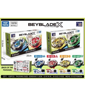 Комплект БейБлейд Beyblade X: BX-01 Dran Sword та BX-02 Hells Scythe