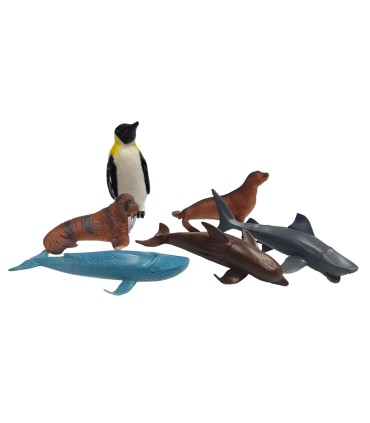 Набор пластмассовых морских животных Антарктида P2-17 купить