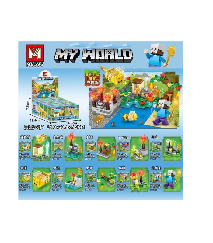 Игрушки конструкторы My Word Minecraft MG596 Пасека P4-1 купить