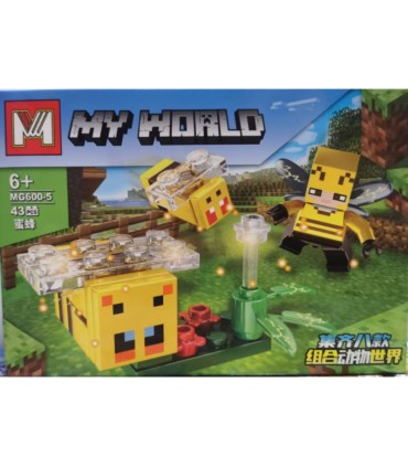 Конструктори МайнКрафт Minecraft My Word MG600 Вулик P4-5 купити