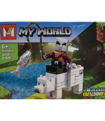 Конструктори МайнКрафт Minecraft My Word MG600 Вулик P4-5 купити