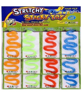Іграшки антистреси лізуни Змія на листі SK29-3