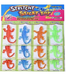 Іграшки антистреси лізуни Крокодил на листі SK29-4