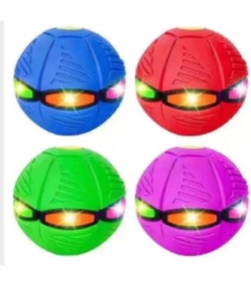 Дешевый мяч трансформер фрисби Flat Ball светящийся SK24-1