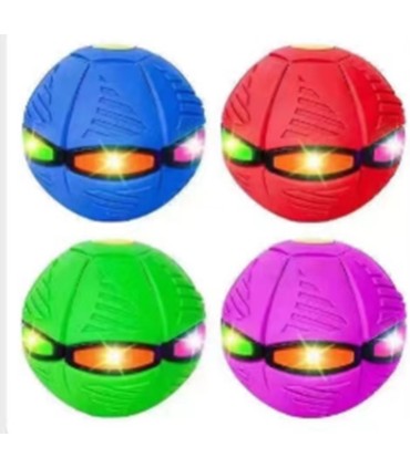 Дешевый мяч трансформер фрисби Flat Ball светящийся купить