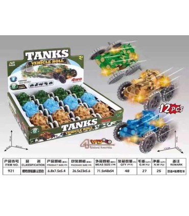 Заводные танки перевертыши светящийся World of Tanks SK33-1