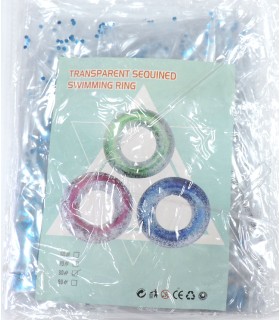 Надувные круги с блестками 3 цвета 80 см R36-37