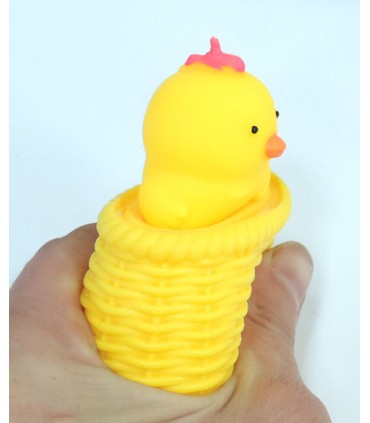 Іграшка прикол Курча з яйця світиться N6-1 купити оптом