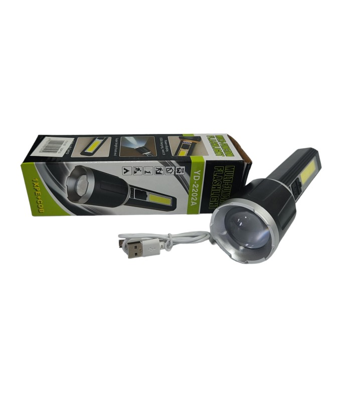 Акумуляторні ліхтарики YD-2202A 1XPE+COB C15-25