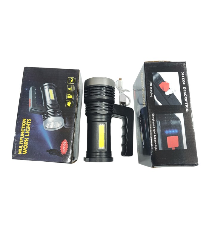 Акумуляторний ліхтар із ручкою OSL+ 10*COB C15-38