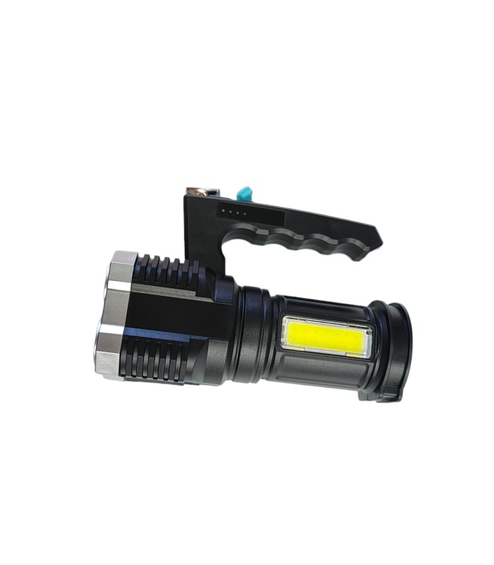 Аккумуляторный фонарик с ручкой L-20 4OSL+COB C15-53 купить