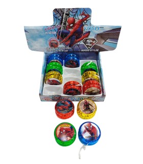 Світиться йо-йо на нитці Spider Man N20-6 купити оптом