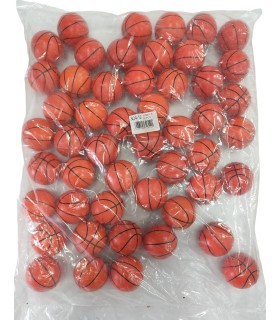Попрыгунчики 5.5 см в пакете Баскетбольный мяч красный N24-12