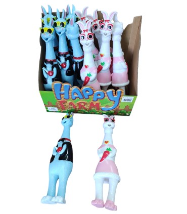 Антистрес іграшки Кролик в окулярах співаючий 32 см N15-8 купити