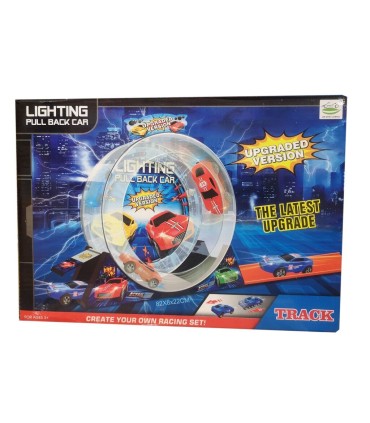 Іграшка трек Lighting Pull Back Car Track 6688-233 купити оптом