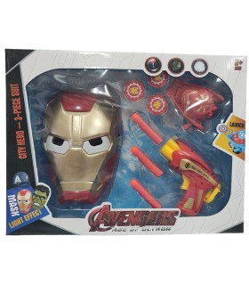 Набір бластера та маски Залізної Людини Iron Man 804-806
