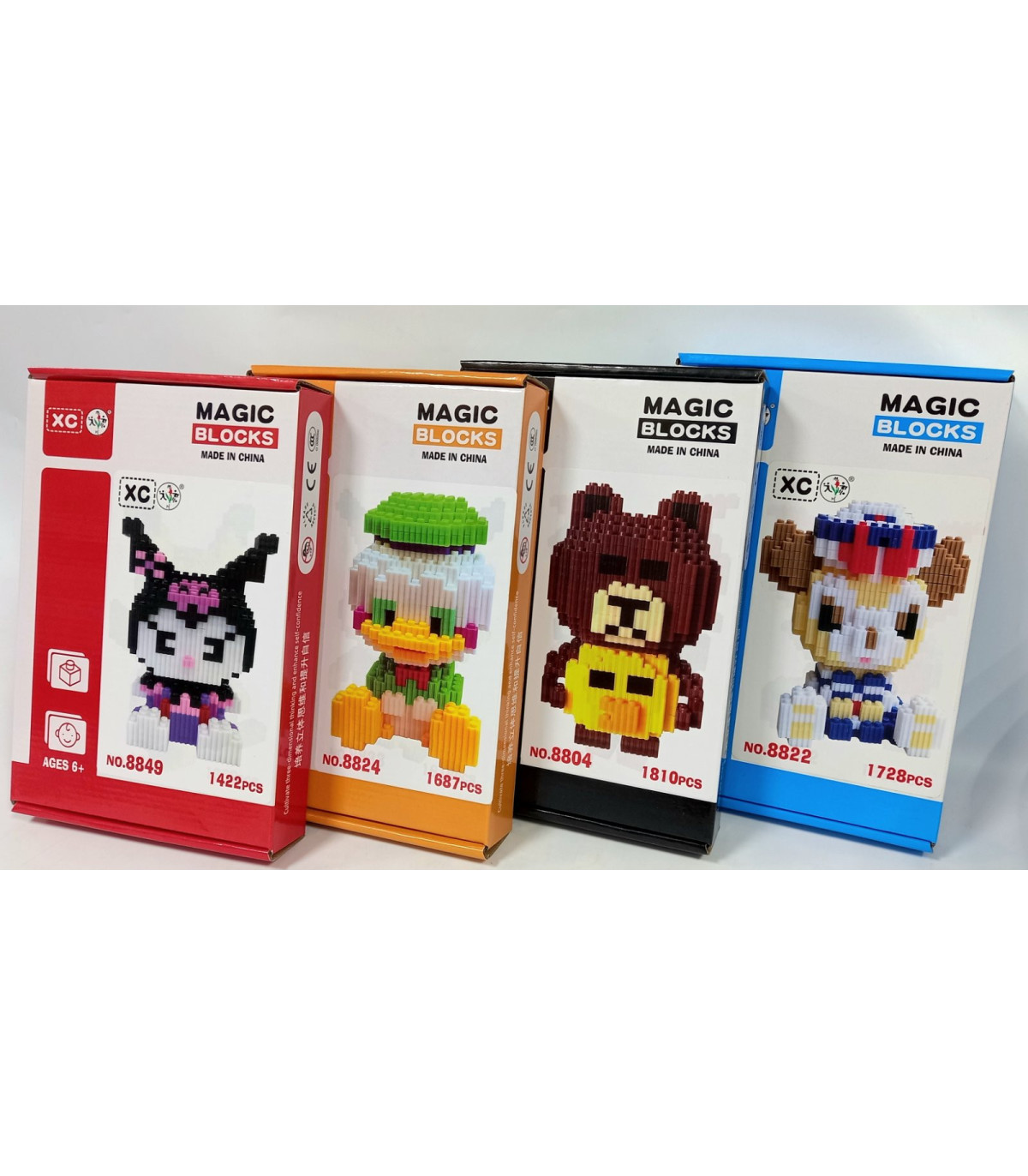 Конструктор 3D Magic Blocks 1400+ PC BB38-1