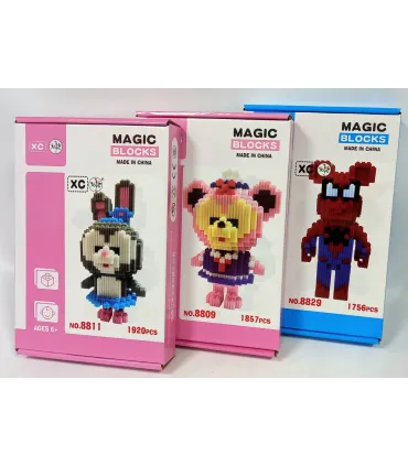 Конструктор 3D Magic Blocks 1400+ PC BB38-1