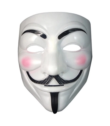 Маска Гая Фокса (Guy Fawkes mask, Вендетта, Анонімус, маска V) оптом, Китайские игрушки оптом , 0,33 $