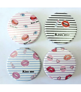 Жіночі складні косметичні дзеркала Kiss me B10-10 оптом, Fashion Jewelry , 1,10 $