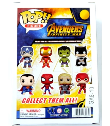 Дитячі іграшки супергерої Avengers Funko POP! Figure GA8-10 оптом,  , 2,20 $