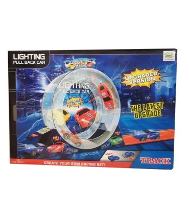 Іграшка трек Lighting Pull Back Car Track 6688-233