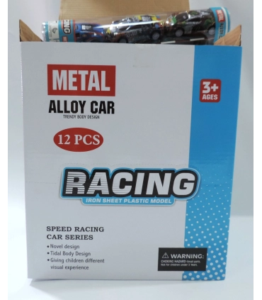 Металеві машинки в колбі 6 шт Metall racing car N12-3 оптом, Racing metal car , 2,34 $