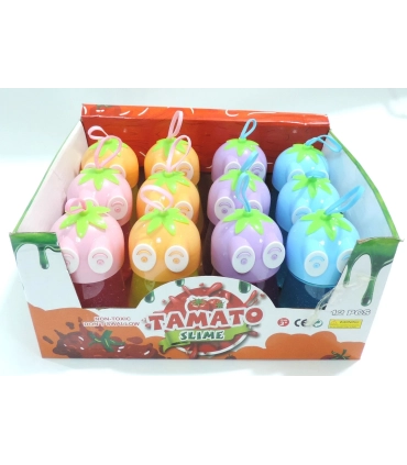 Жвачки антистрессы большие Tomato Slime N18-8 оптом, Китайские игрушки оптом , 0,98 $