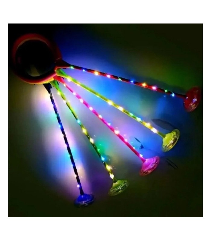 Нейро LED скакалка на ногу світиться колесо та палиця R28-14