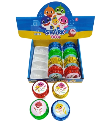 Детские светящийся йо-йо на нитке Baby Shark N20-8 оптом, Dino , 0,50 $