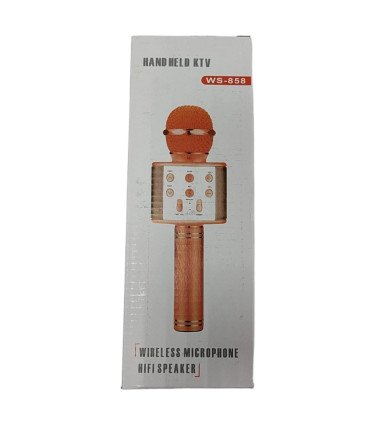 Бездротовий караоке мікрофон з Bluetooth WS 858 AA10-1