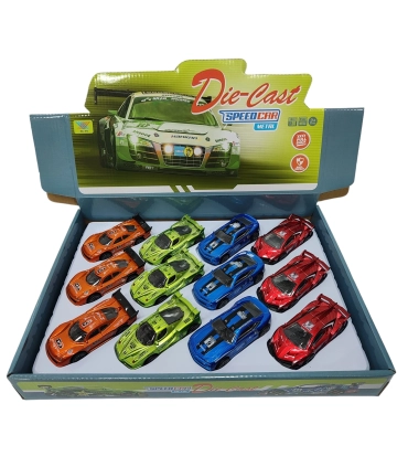 Металеві машинки Sport X14-23 оптом, Racing metal car , 1,50 $