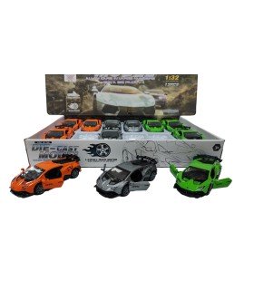 Залізні машинки Lamborghini у коробці X14-7 оптом, Racing metal car , 2,00 $