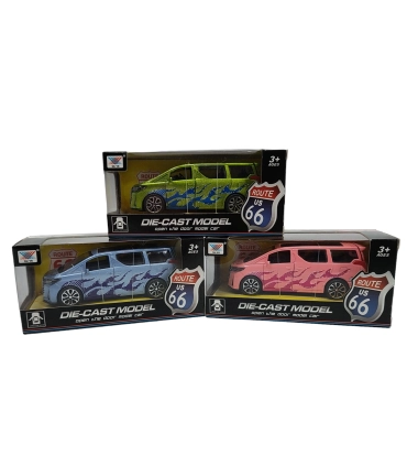 Металеві машинки мінівен Вогонь X14-21 оптом, Racing metal car , 2,80 $