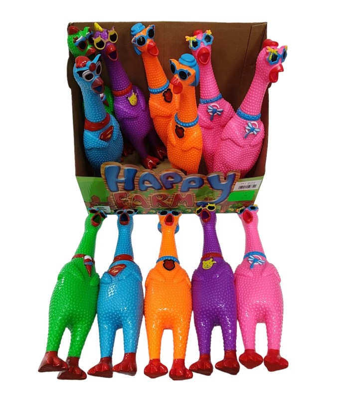 Игрушки антистрессы Кричащая курица 32 см X5-3