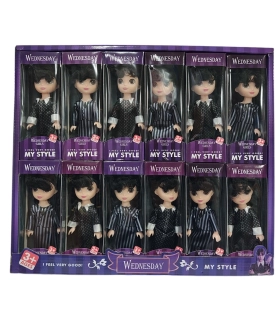 Ляльки Венсдей Wednesday Addams P9-4 оптом, НаНа - Na!Na!Na! , 1,30 $