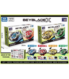 Комплект БейБлейд Beyblade X: BX-01 Dran Sword и BX-02 Hells Scythe оптом, Beyblade , 4,20 $