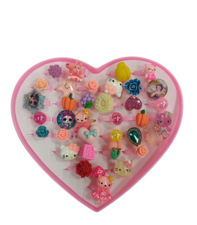 Кільця дитячі пластмасові Fashion Jewelry P16-2