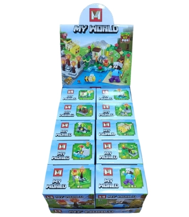 Игрушки конструкторы My Word Minecraft MG596 Пасека P4-1 оптом, Minecraft , 0,65 $