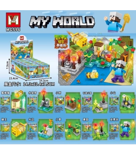 Игрушки конструкторы My Word Minecraft MG596 Пасека P4-1 оптом, Minecraft , 0,65 $