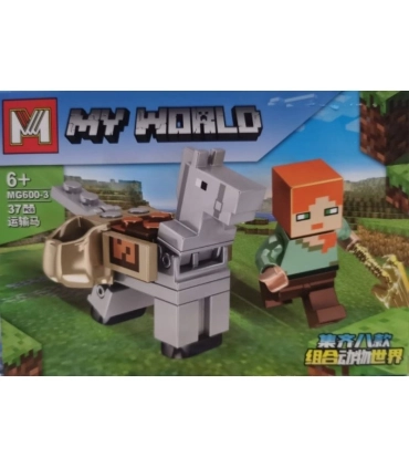 Конструктори МайнКрафт Minecraft My Word MG600 Вулик P4-5 оптом, Minecraft , 0,75 $