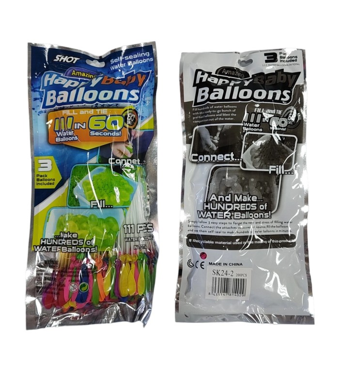 Водяні бомби Water Balloons 111 штук BB31-1