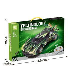 Конструктори на радіокеруванні Green Lamborghini 430 PCS Technology Leibao 8625 оптом, Leibao , 15,70 $